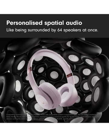 Beats Solo 4 True Wireless On-Ear Headphones - Pink