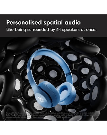 Beats Solo 4 True Wireless On-Ear Headphones - Blue