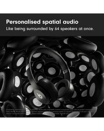 Beats Solo 4 True Wireless On-Ear Headphones - Black