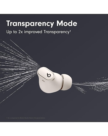 Beats Studio Buds + True Wireless Noise-Cancelling Earbuds - White