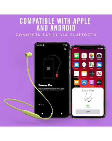 Beats Flex Wireless Bluetooth Earphones - Yuzu Yellow