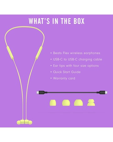 Beats Flex Wireless Bluetooth Earphones - Yuzu Yellow