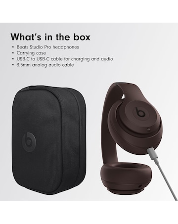 Beats Studio Pro ANC Over-Ear Wireless Headphones - Deep Brown