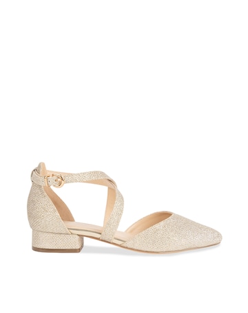 Paradox London Inaya Low Block Heel Court