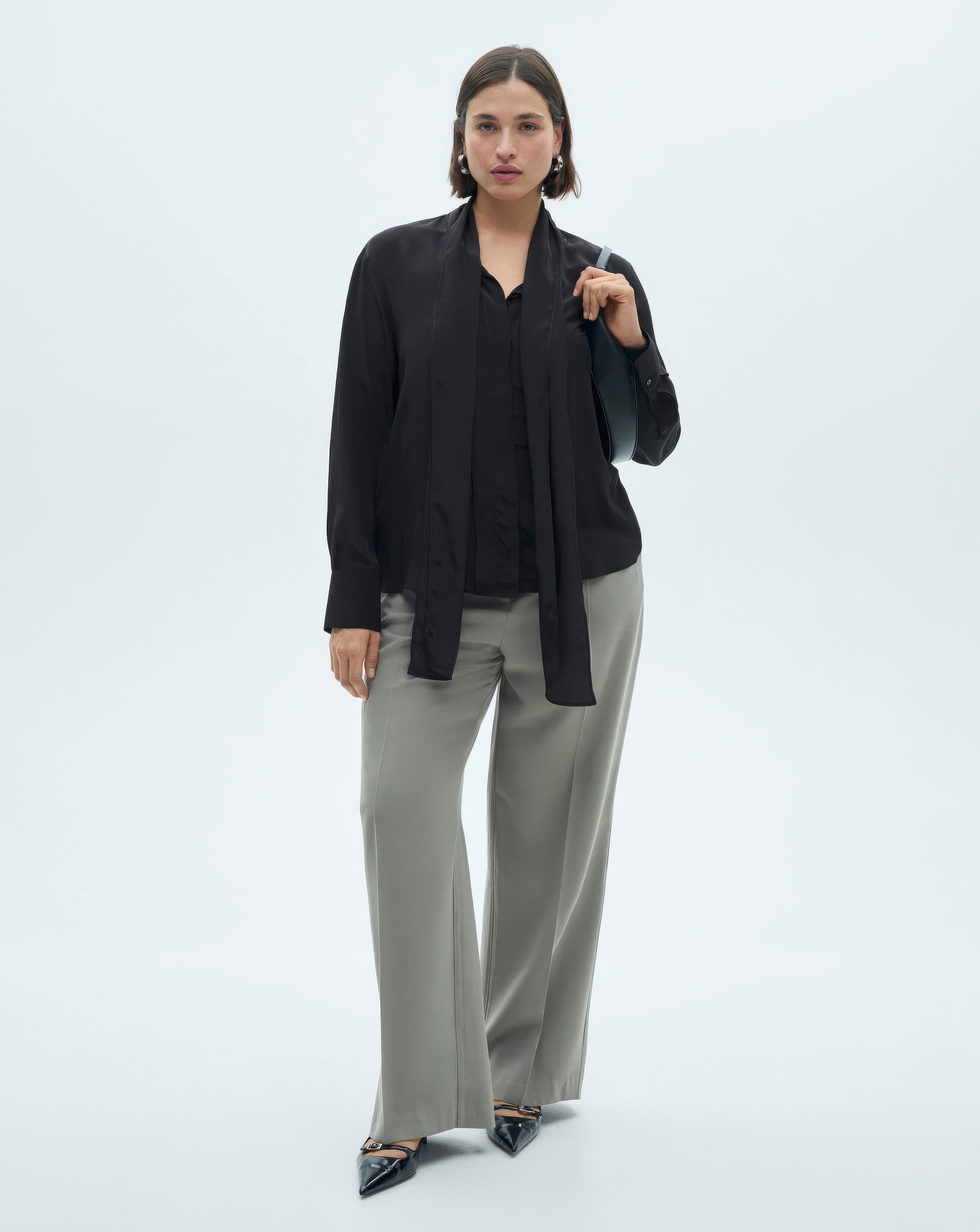 Mango Noemi Satin Blouse