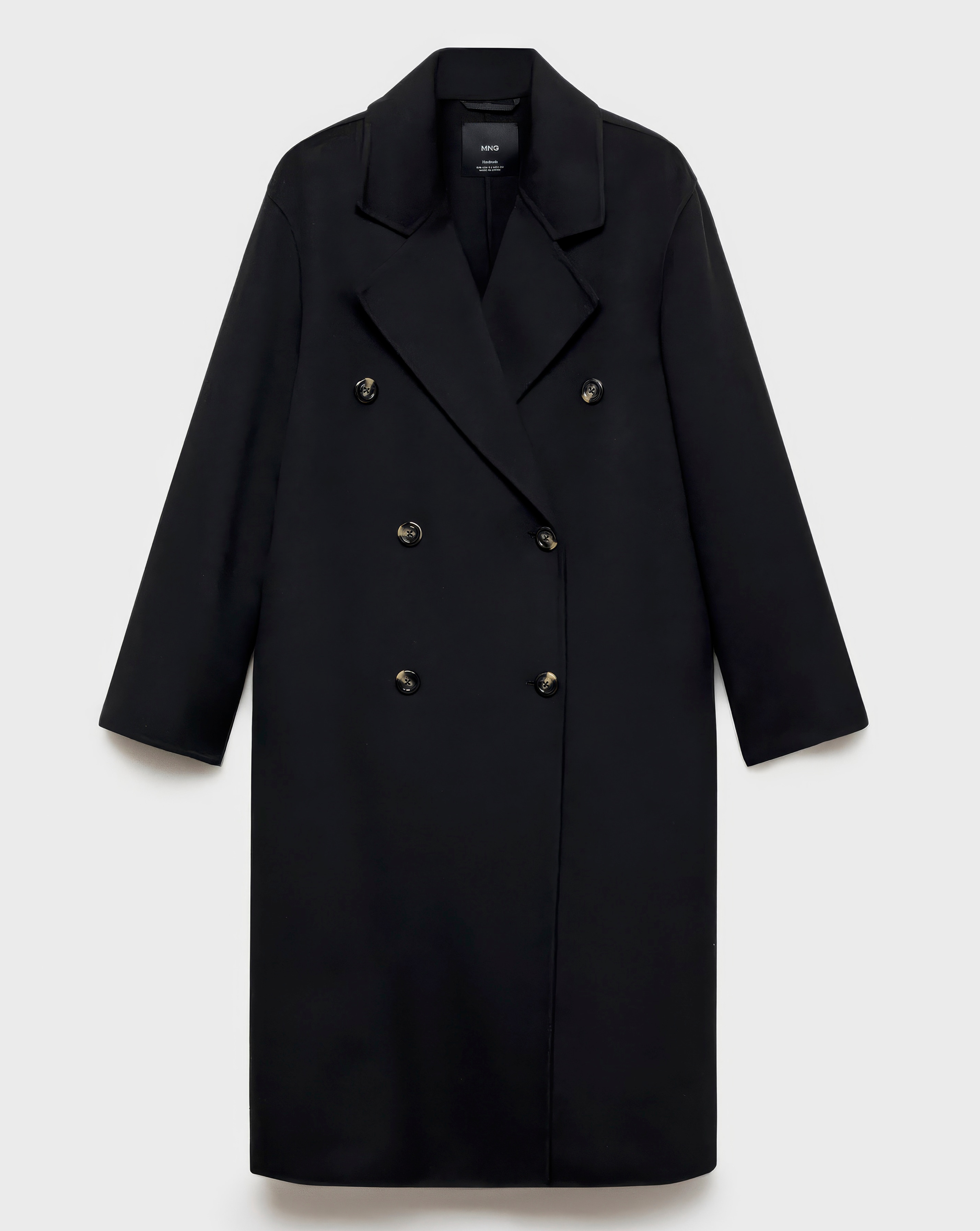 Mango Double Breasted Wool Coat