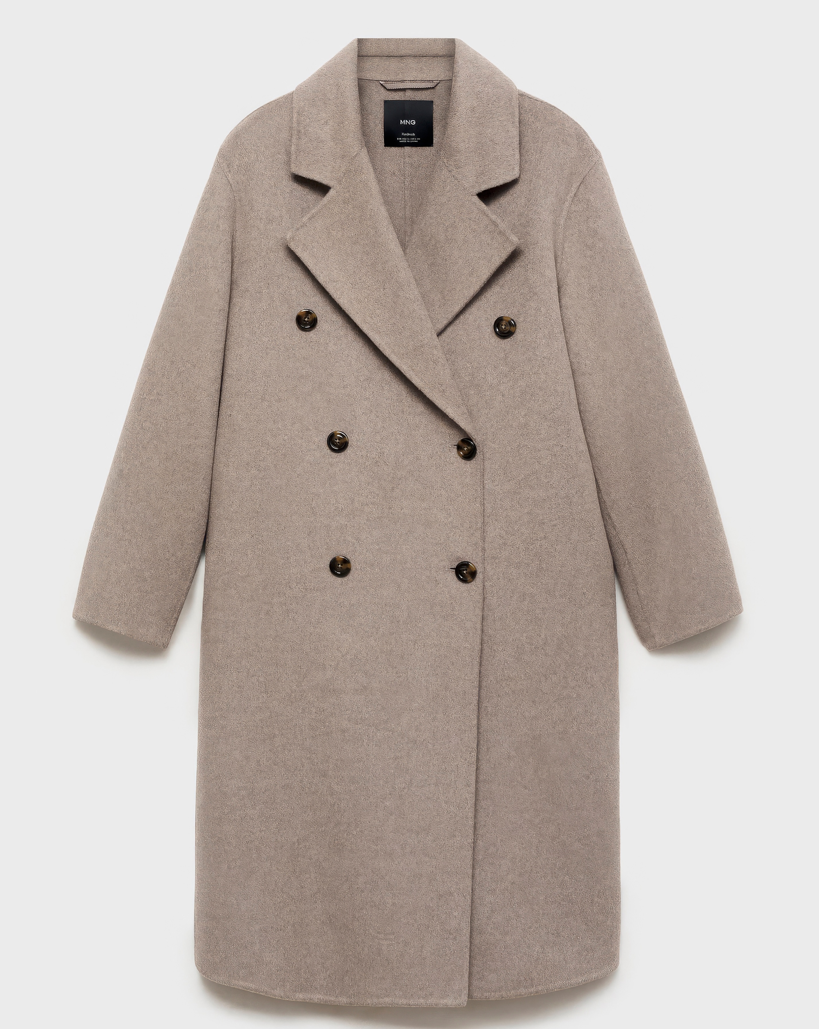 Mango Double Breasted Wool Coat