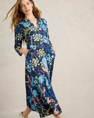 White Stuff Rua Jersey Shirt Dress