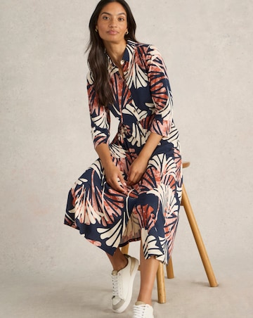 White Stuff Rua Jersey Shirt Dress