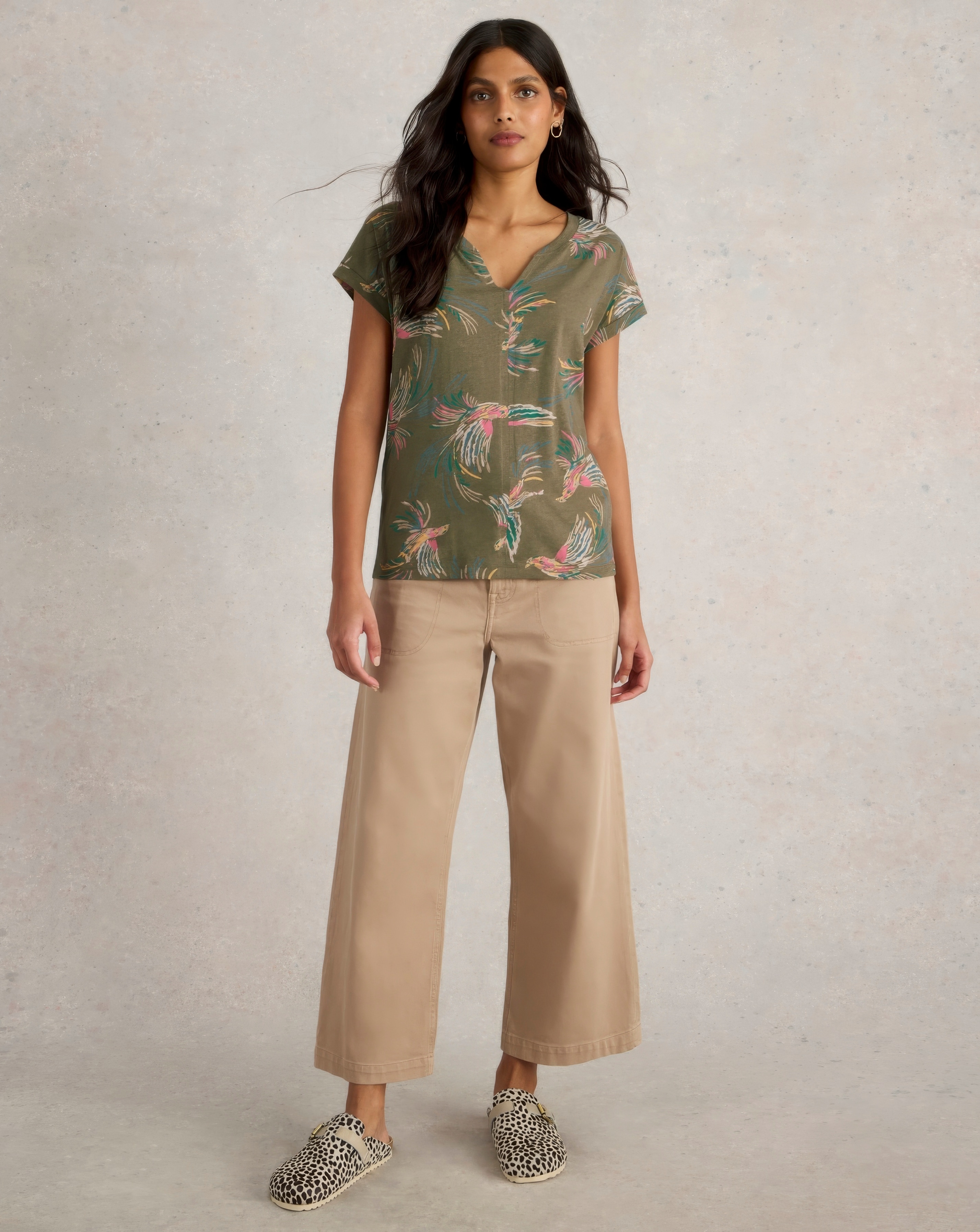 White Stuff Nelly Notch Neck Tee