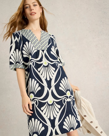 White Stuff Ash Linen Dress