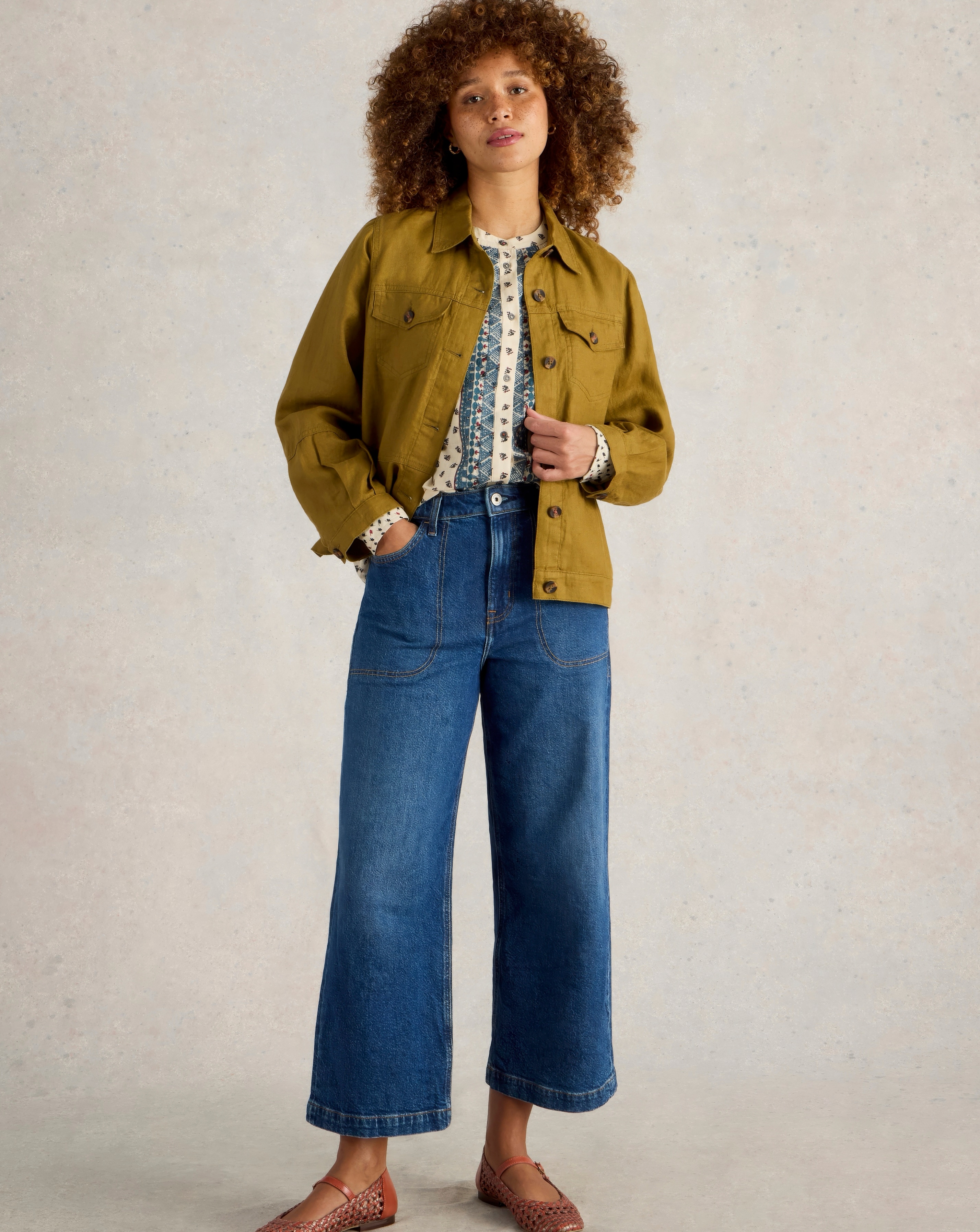 White Stuff Camille Linen Jacket