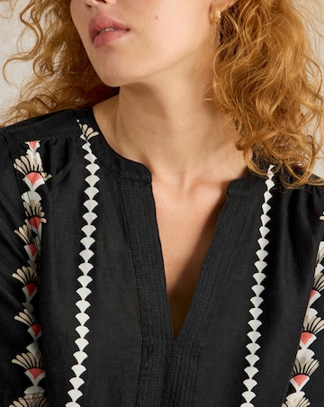 White Stuff June Linen Dress