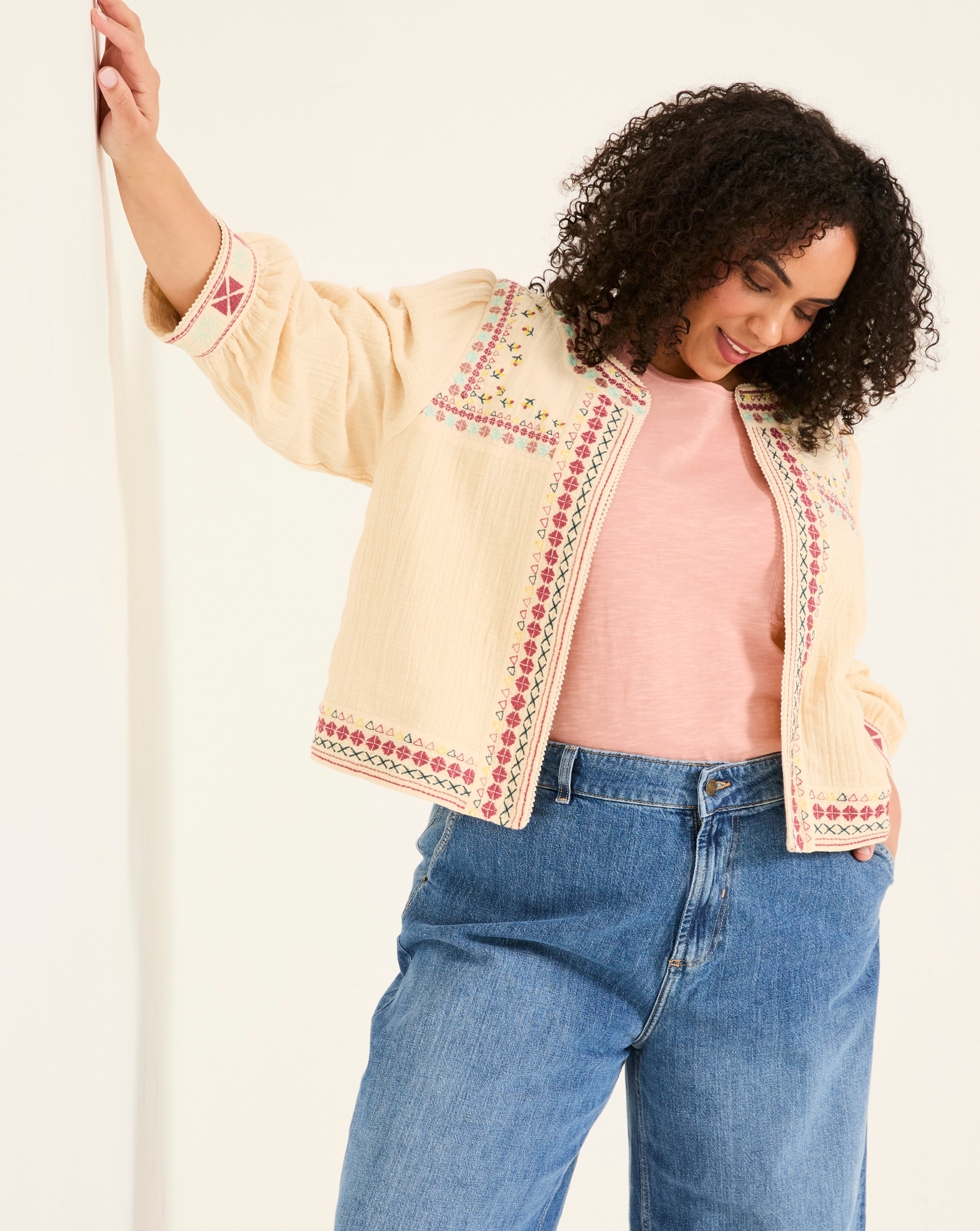 FatFace Embroidered Jacket