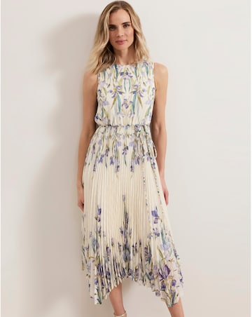 Phase Eight Georgiana Floral Textured Dress