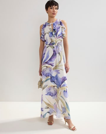 Phase Eight Rachel Printed Texture Maxi Dress