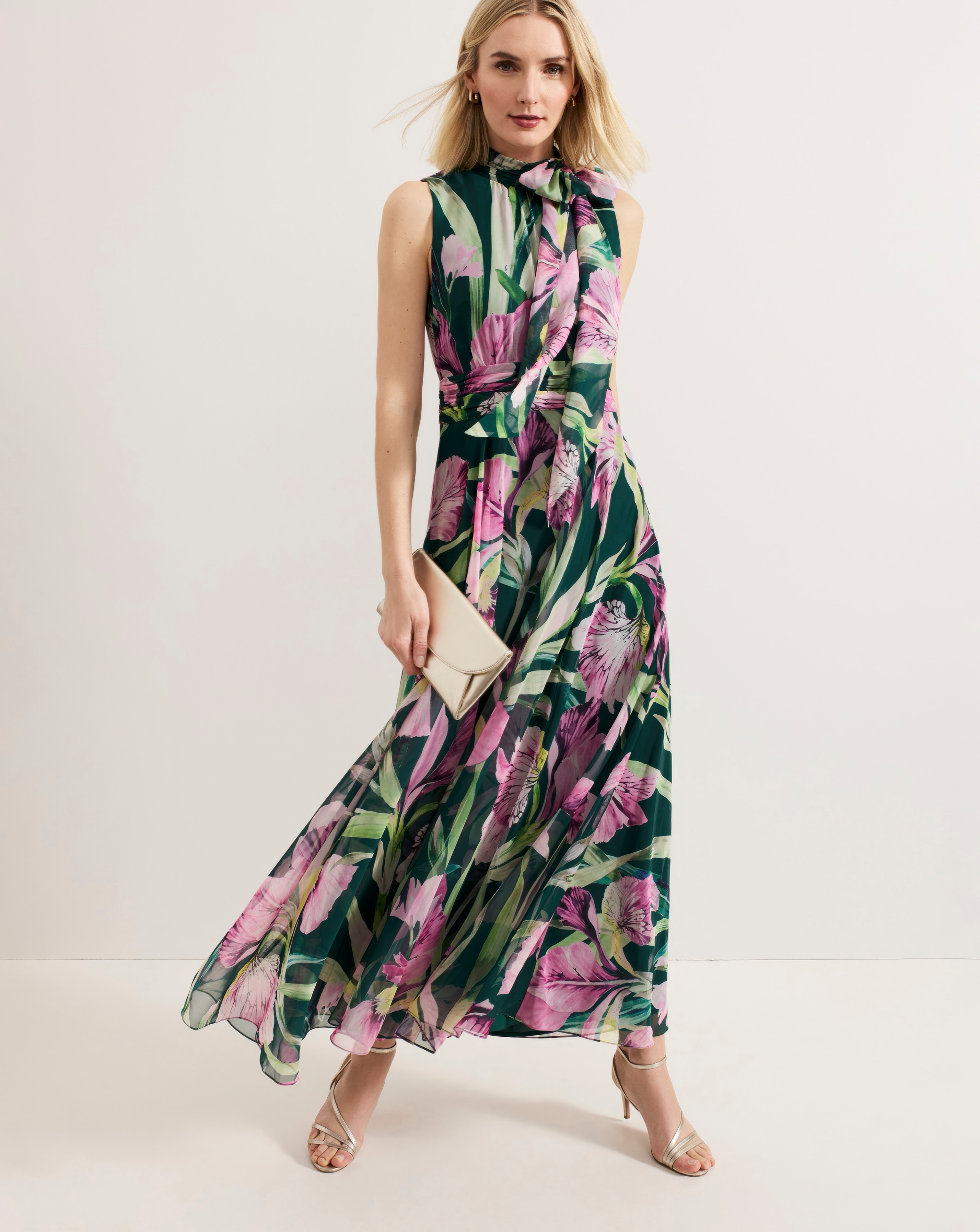 Phase Eight Printed Maxi Dress