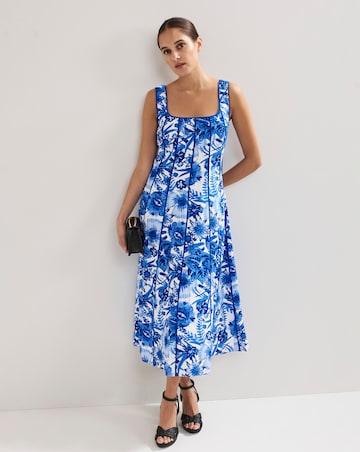 Phase Eight Goldie Printed Midi Dress