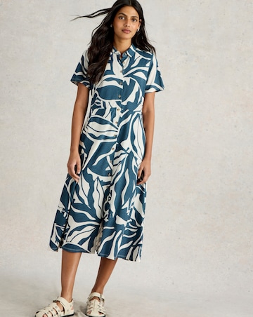 White Stuff Rua Jersey Shirt Dress