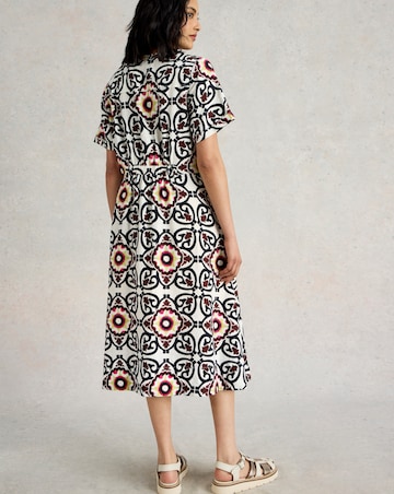 White Stuff Iris Linen Dress