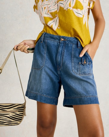 White Stuff Mollie Combat Denim Shorts