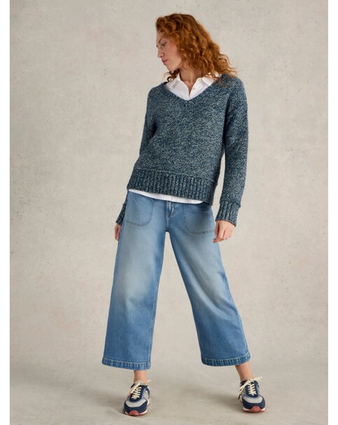 White Stuff Tia Wide Leg Grop Jean