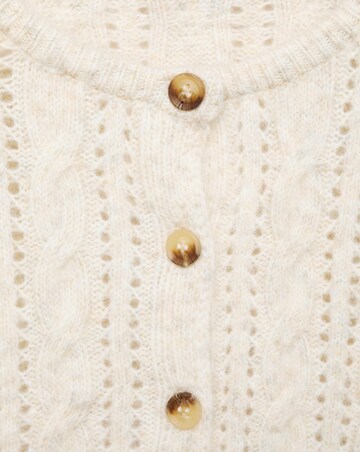 Mango Braided Cardigan With Openwork Detail