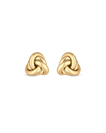 Jon Richard Vintage Inspired Gold Plated Knot Stud Earrings