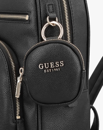 Guess Power Play Tech Black Logo Backpack