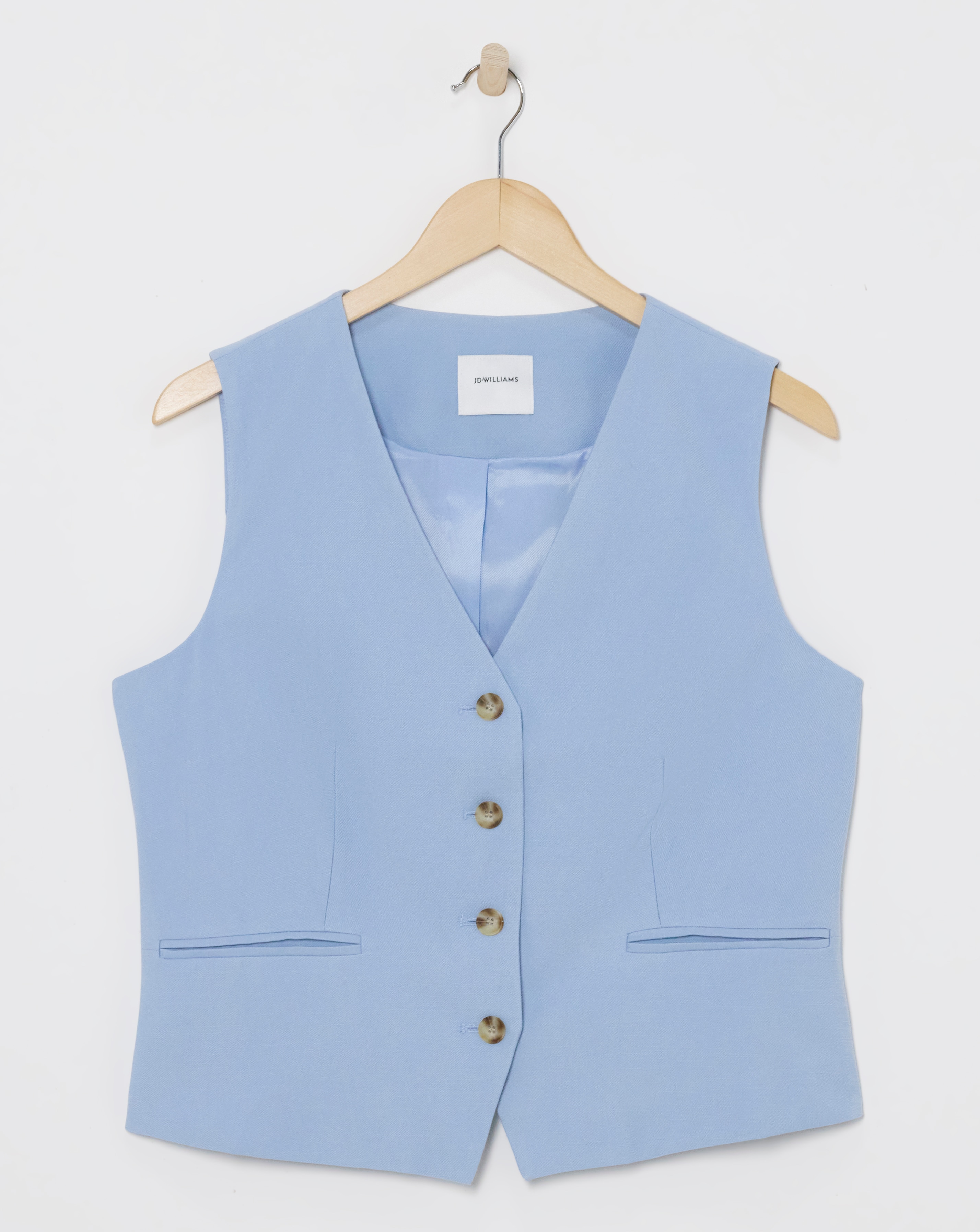 Washed Textured Waistcoat