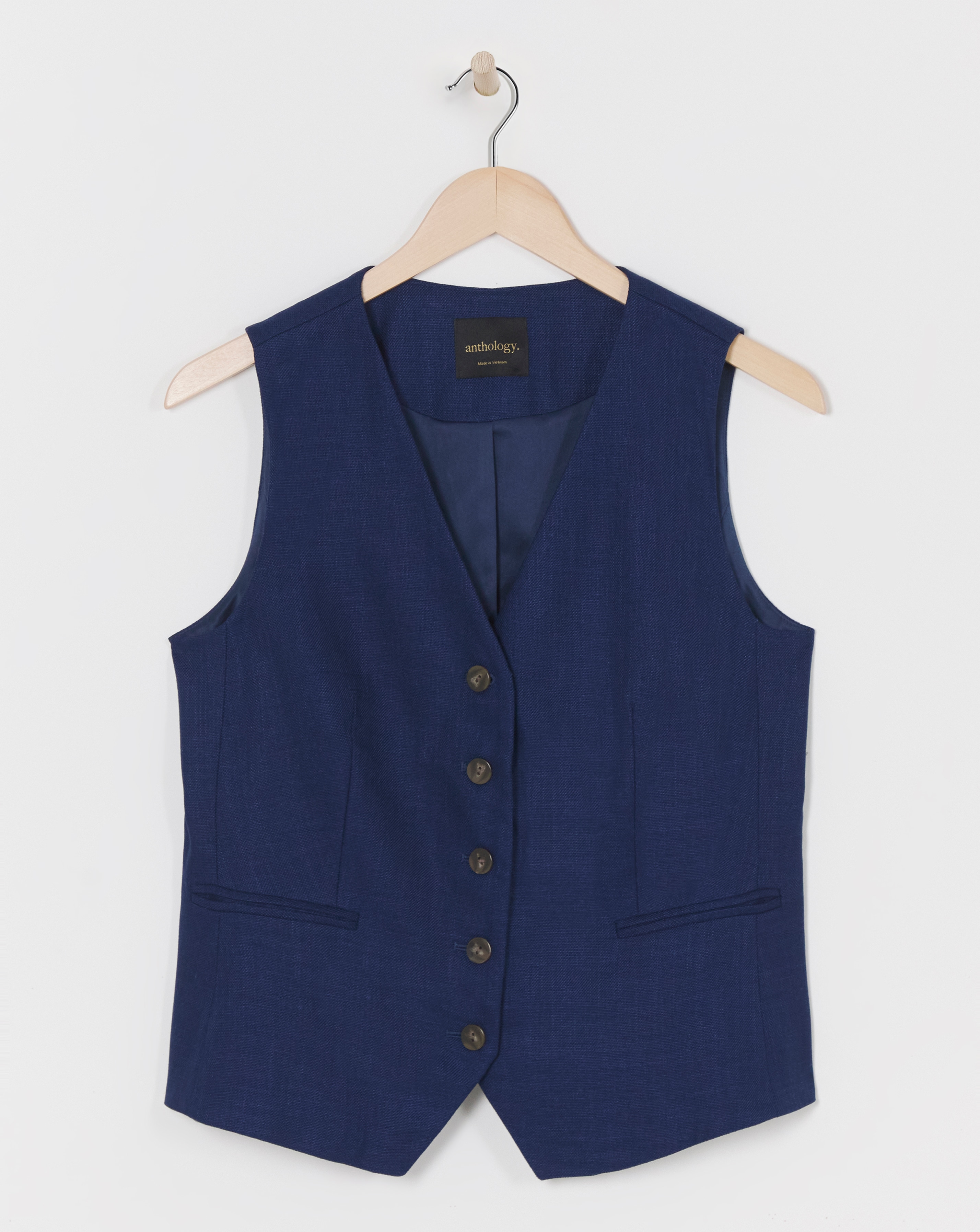 Anthology Button Front Waistcoat