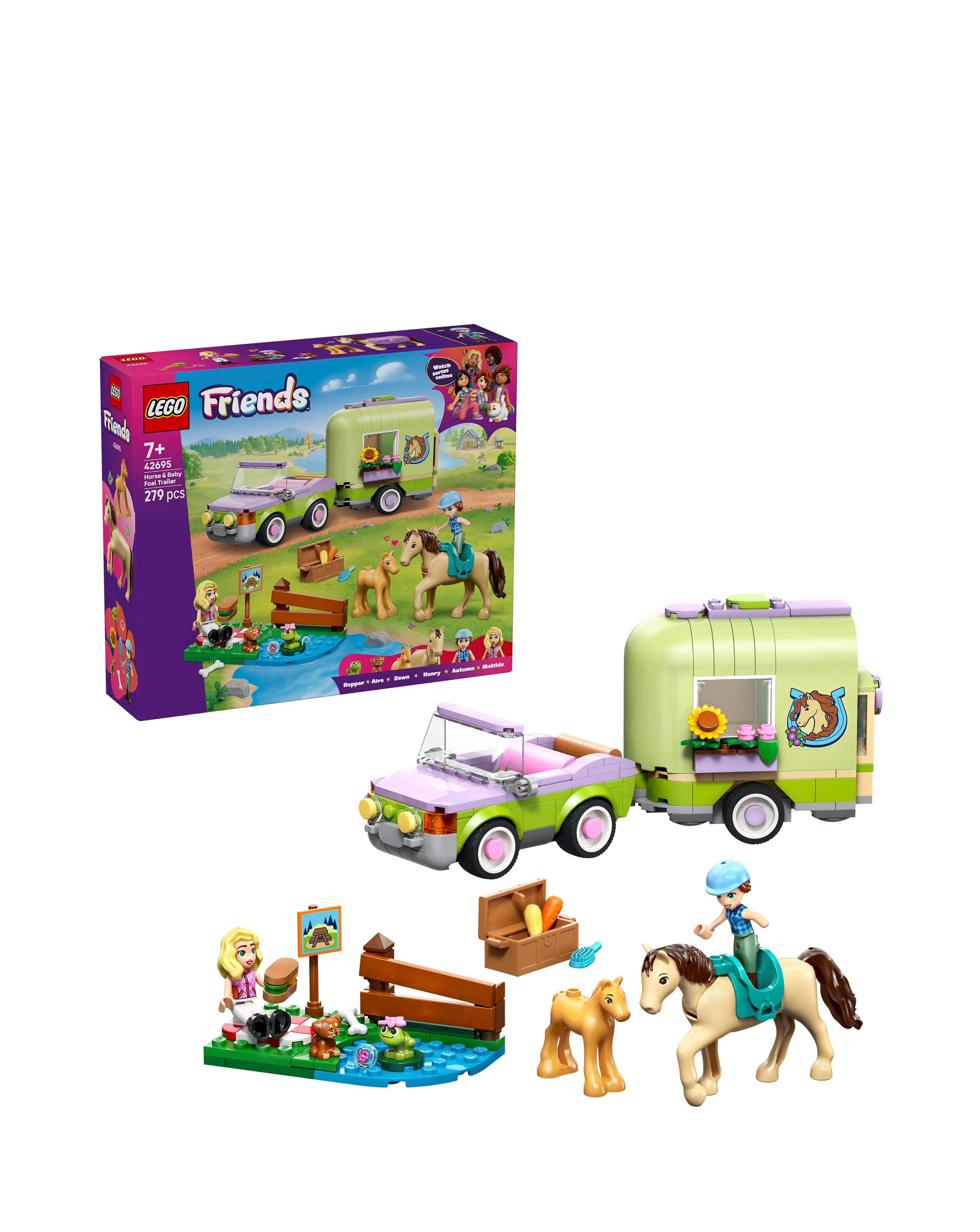 New In - LEGO Friends Horse & Baby Foal Trailer