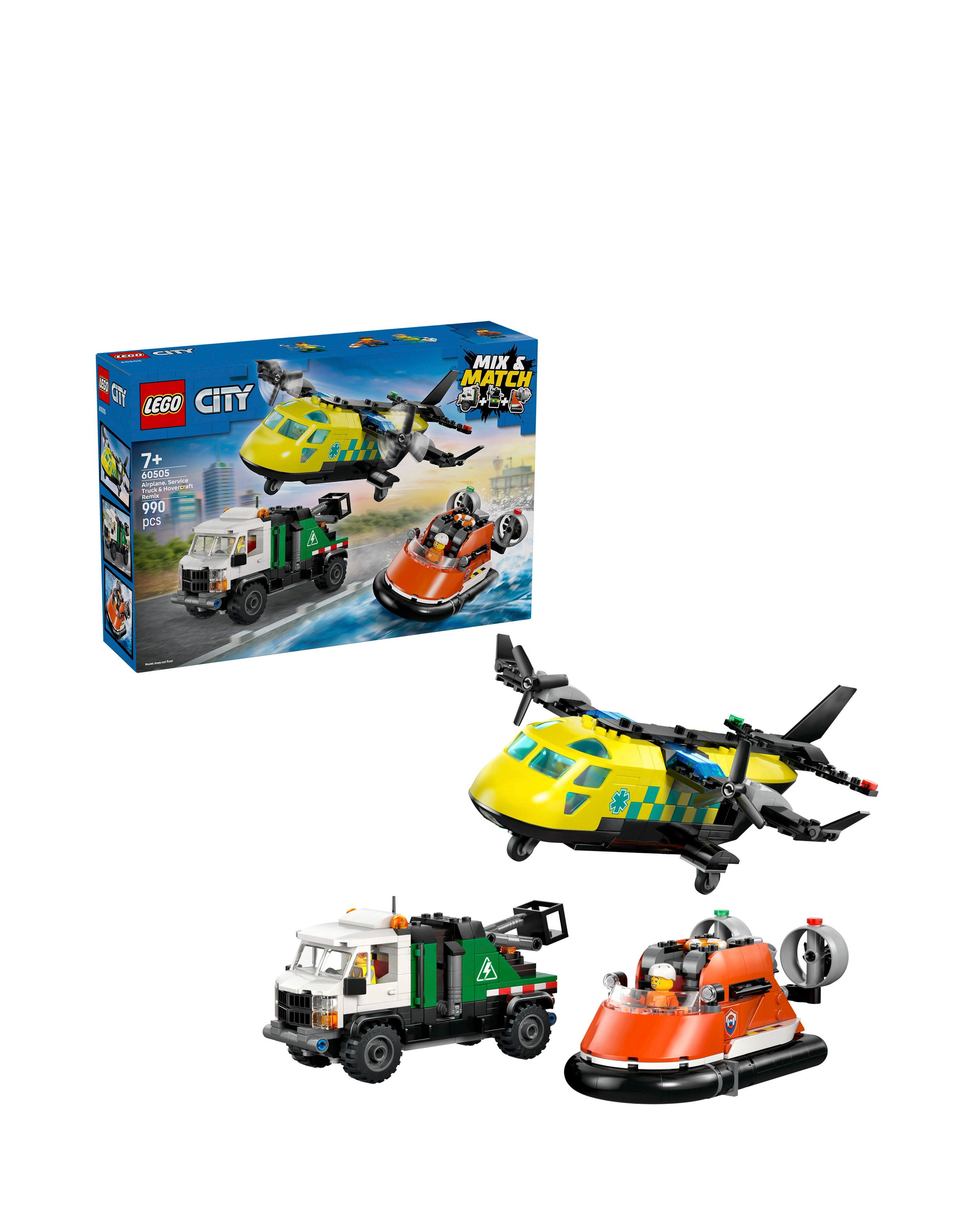 LEGO Airplane, Truck & Hovercraft Rem