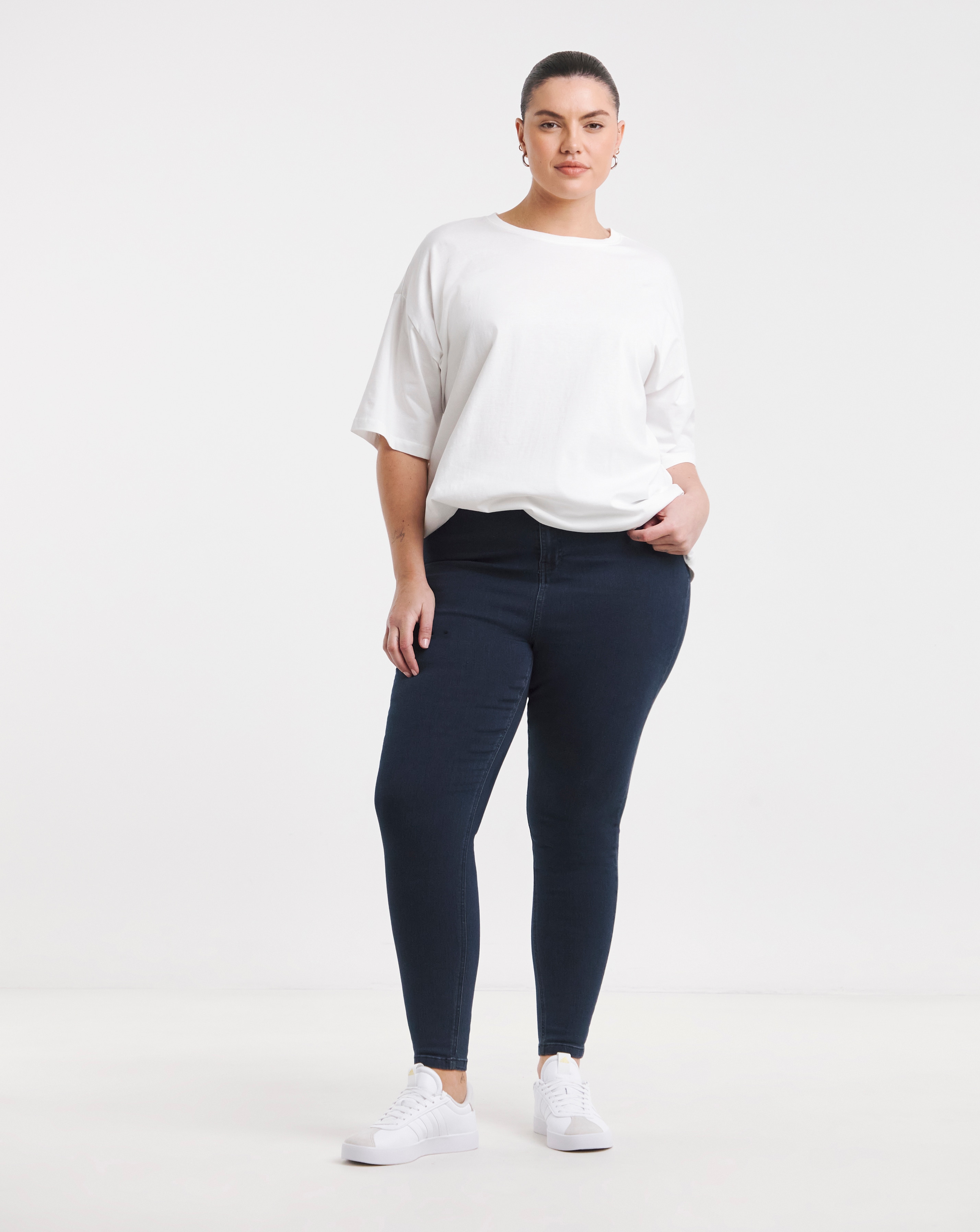 Indigo Skinny Highwaist Super Stretch