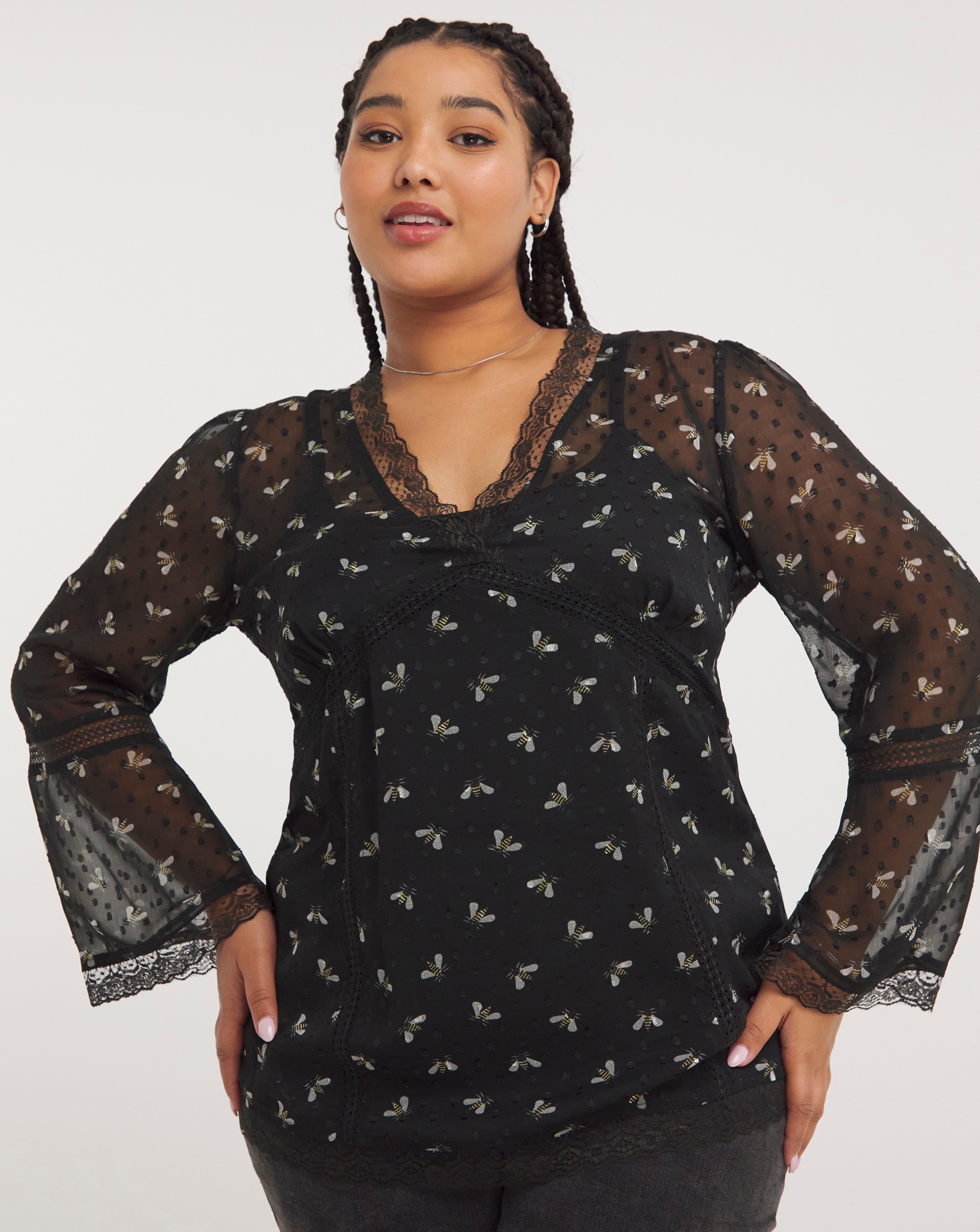 Joe Brown Be Beautiful Chiffon Blouse