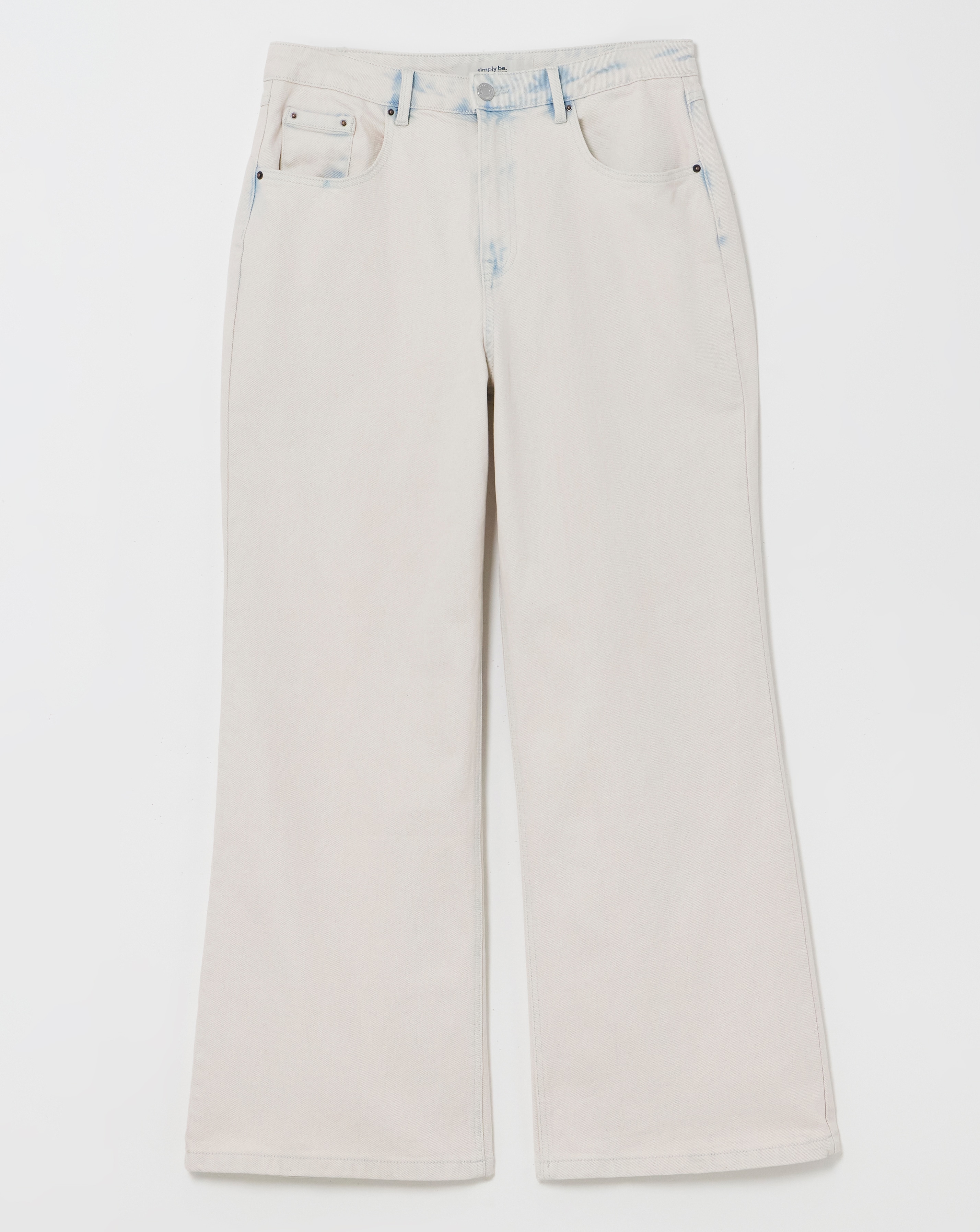 Bleach Wash 00s Wide Leg Jean
